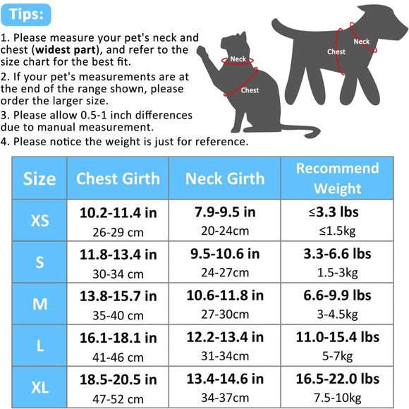 Pet harness with leash Red or Black All Sizes with Reflectors New - Picture 8 of 10